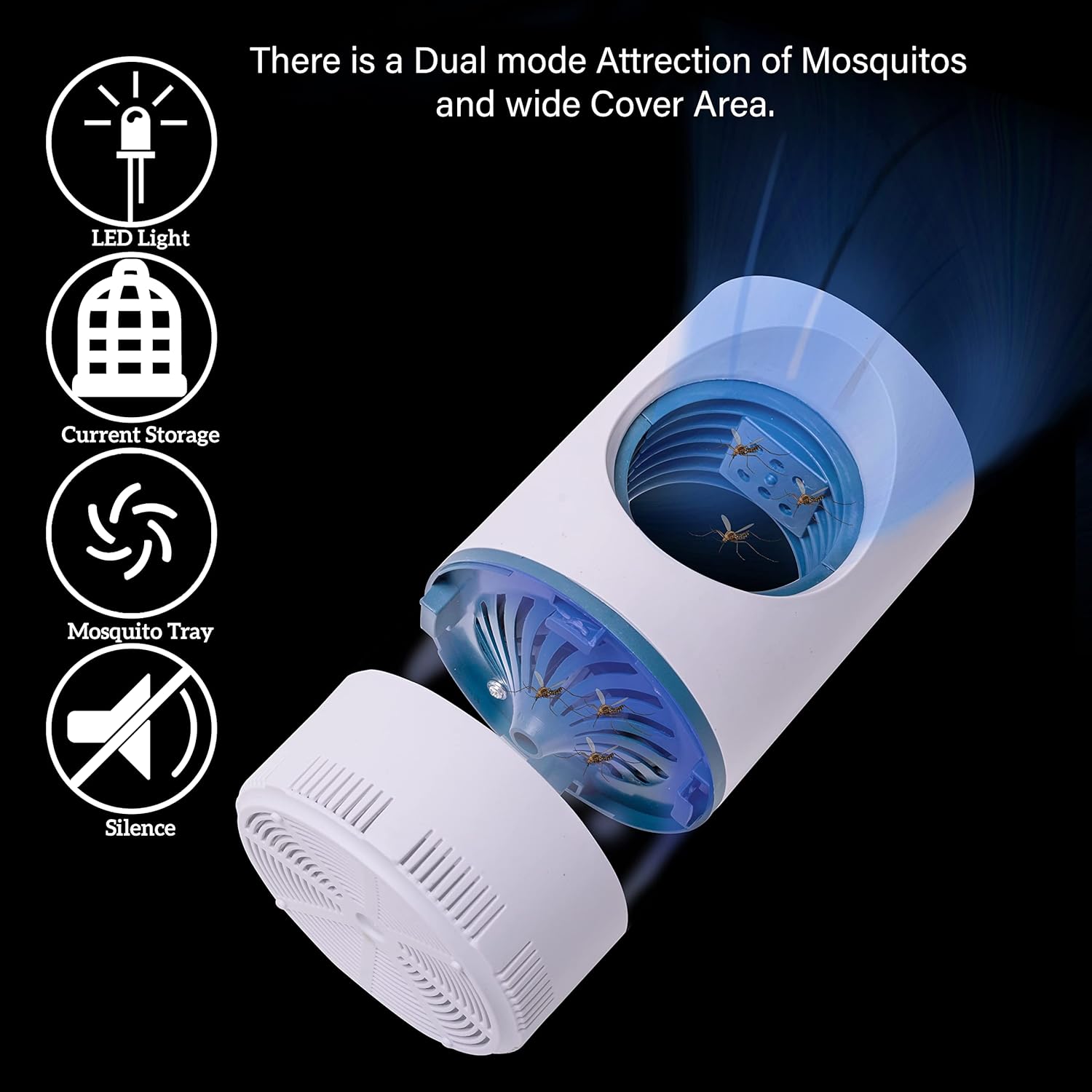 Mosquito lamp,International Eco – Friendly Bug Zapper Electric Mosquito Killer Lamp Dual Function Portable Mosquito Killer Machine Indoor & Outdoor, Mosquito Killer Lamp with USB Powered Electronic