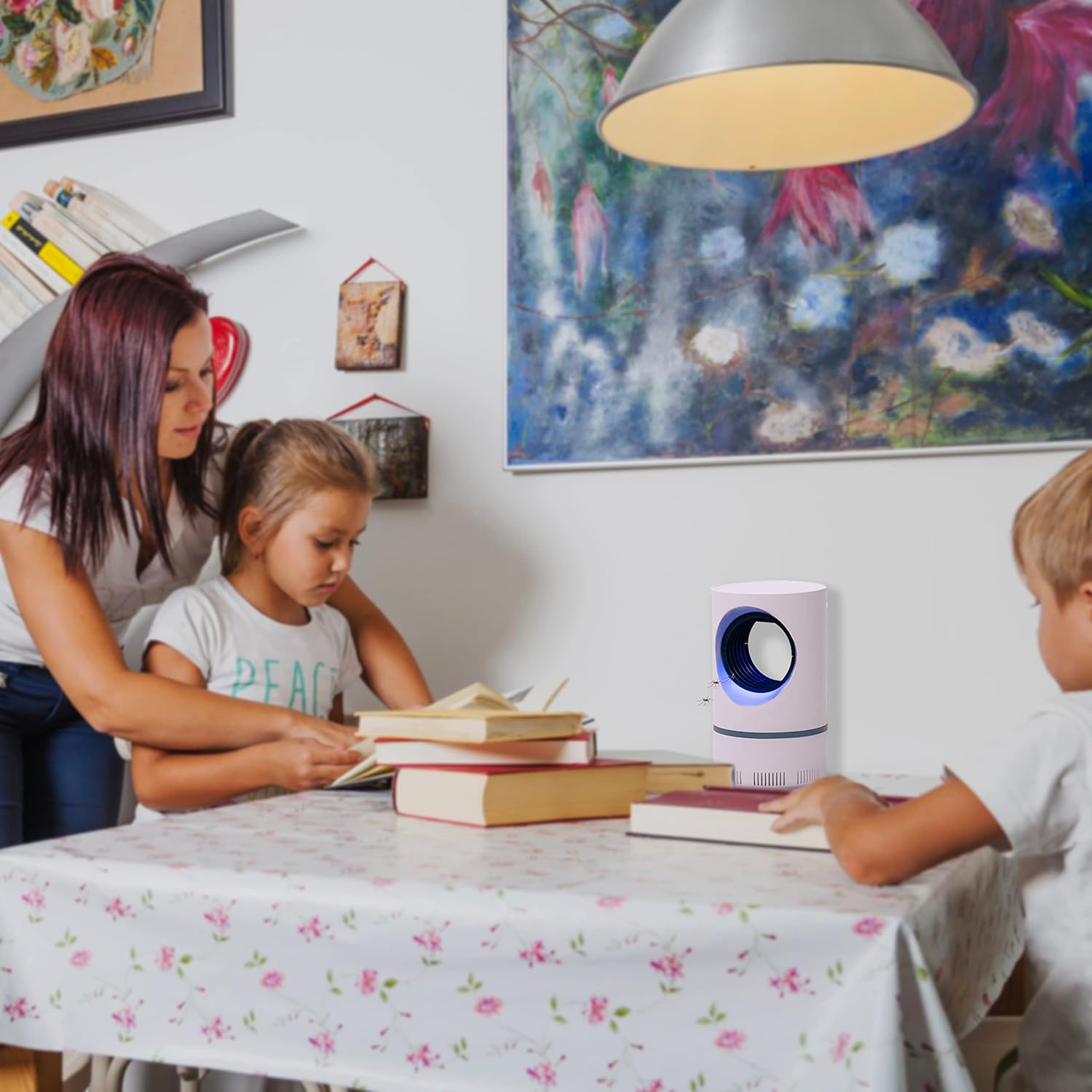 Mosquito lamp,International Eco – Friendly Bug Zapper Electric Mosquito Killer Lamp Dual Function Portable Mosquito Killer Machine Indoor & Outdoor, Mosquito Killer Lamp with USB Powered Electronic