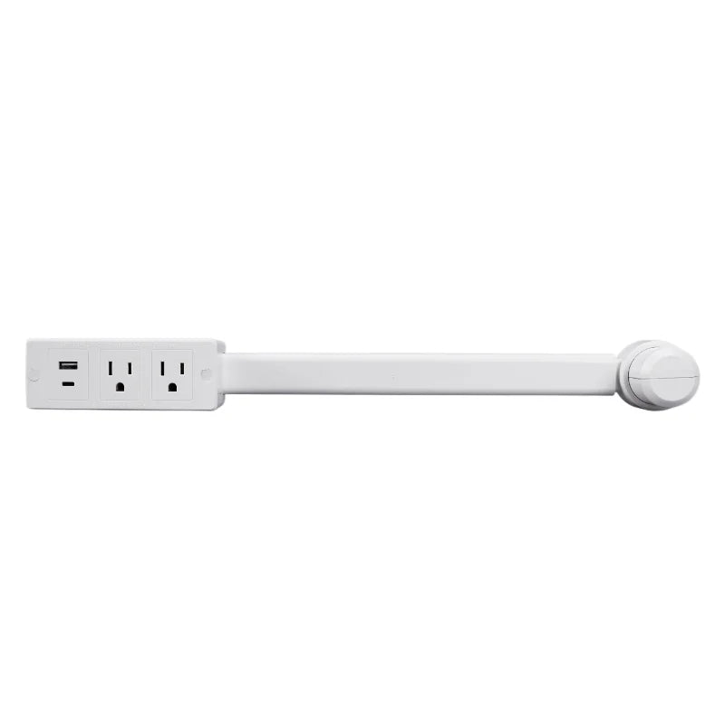 180° Swivel Power Outlet Extender for Greater Convenience