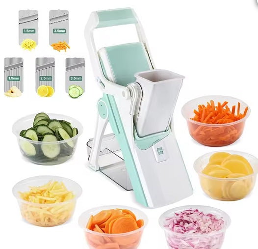 Multi-Function 5-in-1 Vegetable Slicer for Effortless Cooking